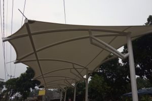 tenda membrane dan canopy kain  lombok nusa tenggara barat