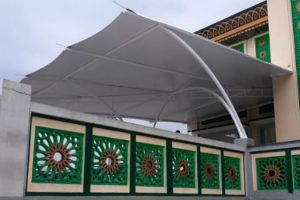 jasa pembuatan dan pemasangan kanopi tenda membrane  yogyakarta