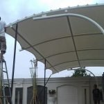 Jasa pemasangan canopy kain/kanopi kain sumbrella